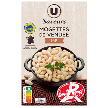 U SAVEURS Mogettes de Vendée IGP  étui 450g