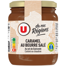 U DE NOS REGIONS Caramel au beurre salé au sel de Guérande , 220g