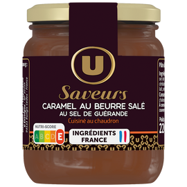 U SAVEURS Caramel au beurre salé au sel de Guérande , 220g