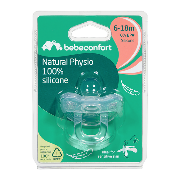 Sucette physio tout silicone 6/18mois BEBE CONFORT