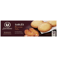 U SAVEURS Biscuits Sablés pommes tatin 120g