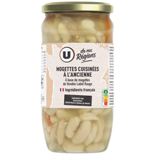 U DE NOS REGIONS Mogettes cuisinés à l'ancienne - Bocal 530g
