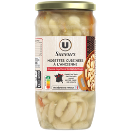 U SAVEURS Mogettes cuisinés à l'ancienne - Bocal 530g