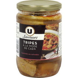 U SAVEURS Tripes à la mode de Caen  pot en verre 600g