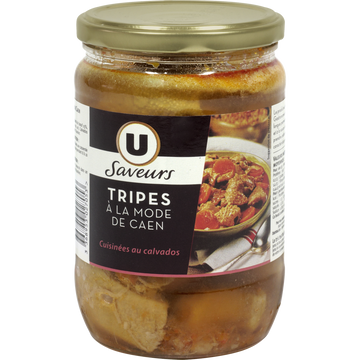 U SAVEURS Tripes à la mode de Caen  pot en verre 600g