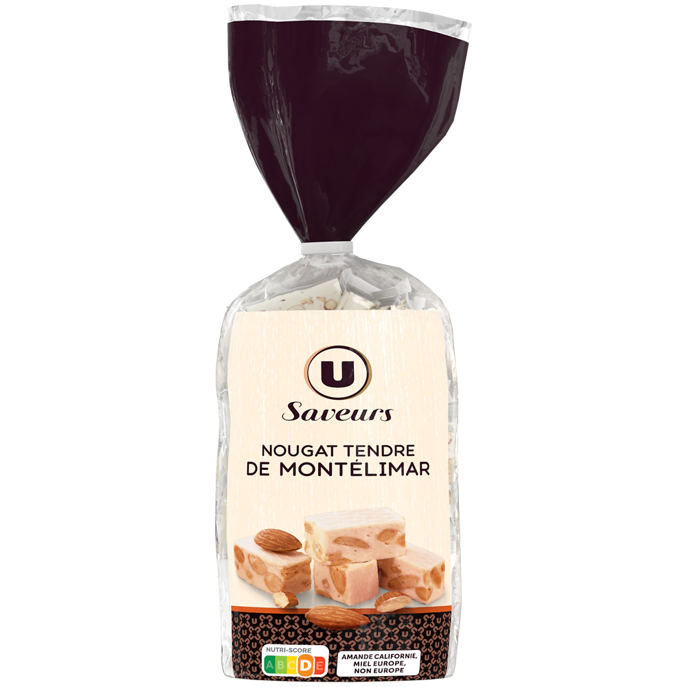 U SAVEURS Nougat de Montélimar  sachet de 200g