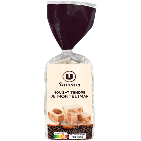 U SAVEURS Nougat de Montélimar  sachet de 200g
