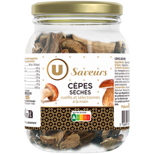U SAVEURS Cèpes séchés - Pot 40g