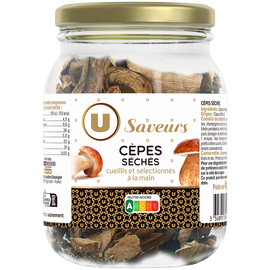 U SAVEURS Cèpes séchés - Pot 40g