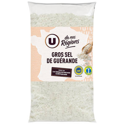 U DE NOS REGIONS Gros sel de Guérande - Sac 1kg
