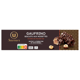 U SAVEURS Gâteau Gaufrino paquet de 100g