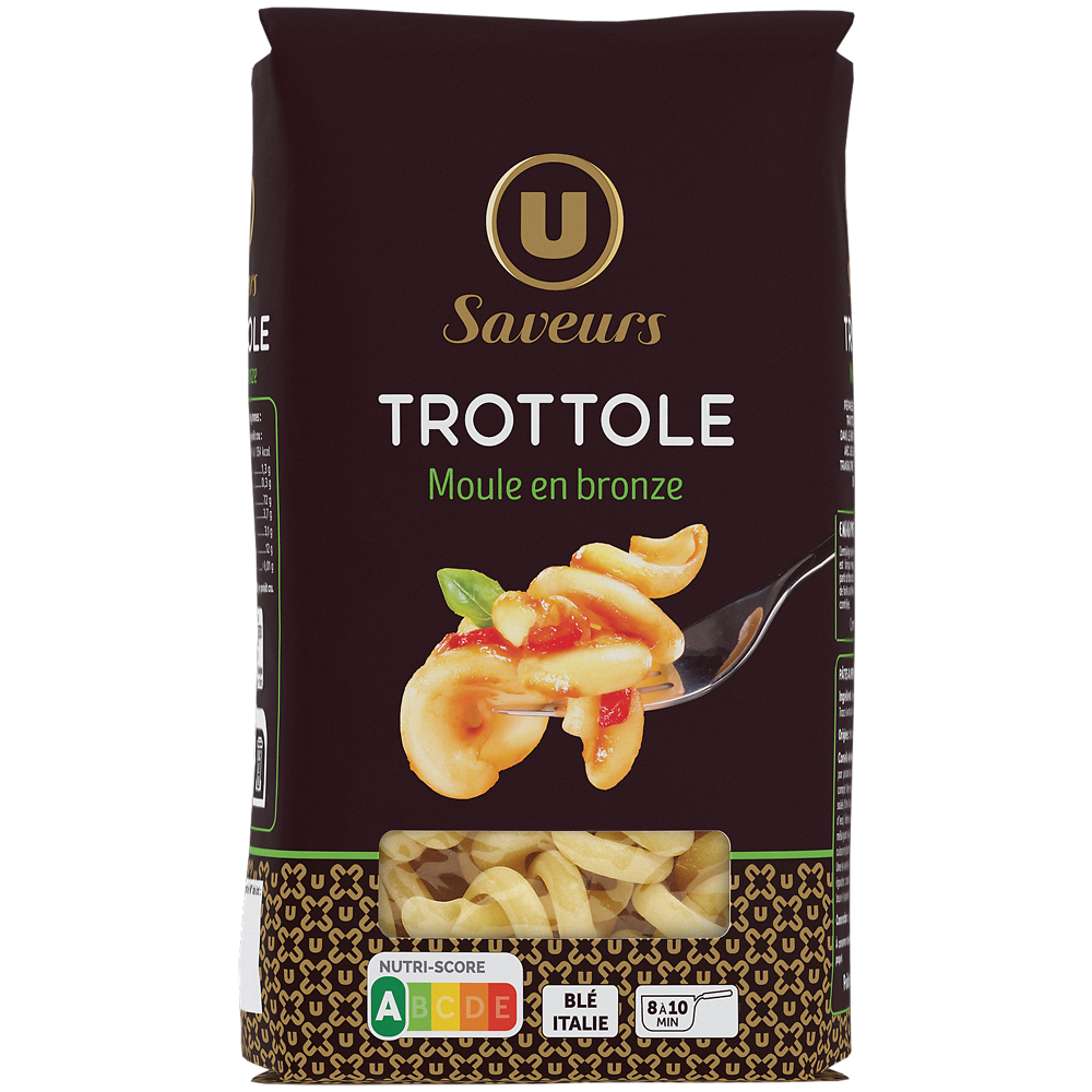 U SAVEURS Pates trottole sachet de 500g
