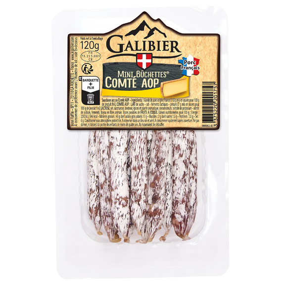 Minis buchettes au Comté, LE GALIBIER, 120g