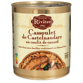 Cassoulet Castelnaudary au confit de canard MAISON RIVIERE, 4/4, 840g
