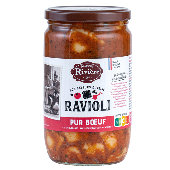 Ravioli pur boeuf MAISON RIVIERE 650G