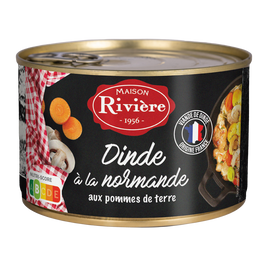 Dinde à la Normande aux pomme de terre MAISON RIVIERE 400g