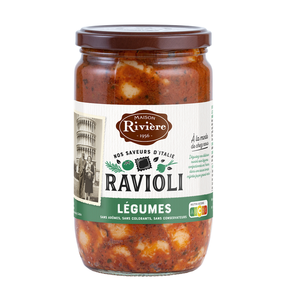 Ravioli légumes RIVIERE - 650g