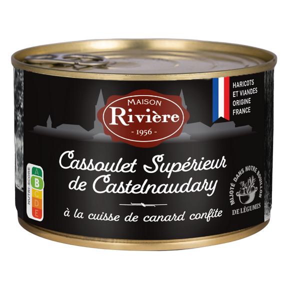 Cassoulet de Castelnaudary aux cuisses de canard confites MAISON RIVIERE 420g
