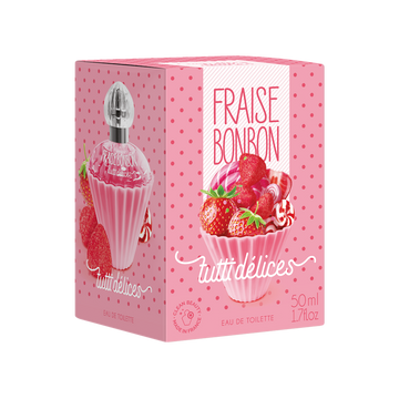 Eau de parfum fraise bonbon TUTTI DELICES vaporisateur 50ml