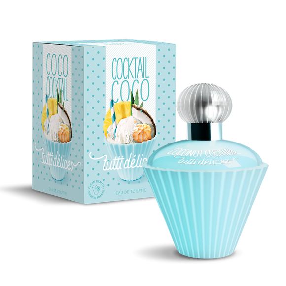 Eau de toilette clean coconut cocktail TUTTI DELICES 50ml