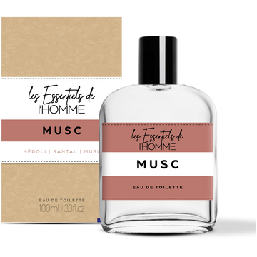 Eau de Toilette Musc LES ESSENTIELS DE L'HOMME 100ml