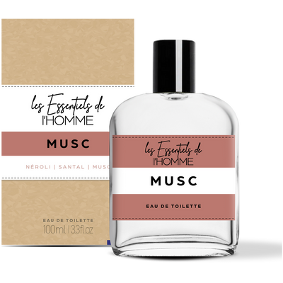 Eau de Toilette Musc LES ESSENTIELS DE L'HOMME 100ml