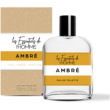 Eau de Toilette Ambré LES ESSENTIELS DE L'HOMME 100ml