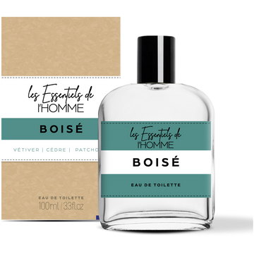 Eau de Toilette Boisé LES ESSENTIELS DE L'HOMME 100ml