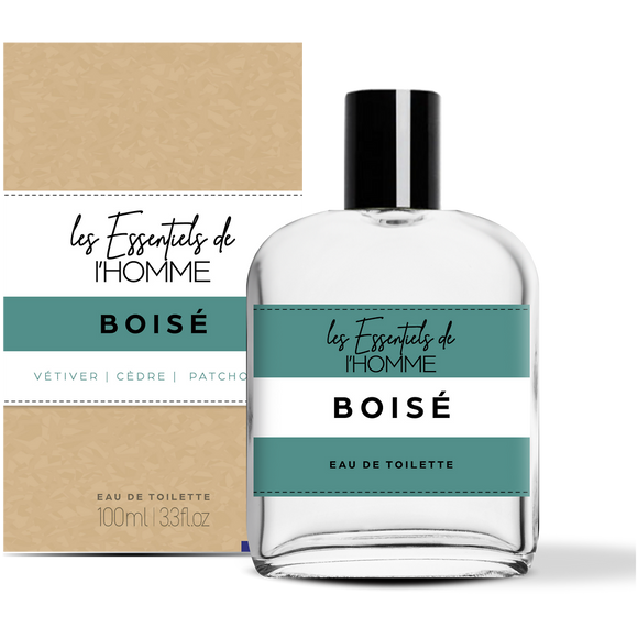 Eau de Toilette Boisé LES ESSENTIELS DE L'HOMME 100ml