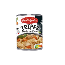 Tripe à la mode de Caen traditionnelle PAUL ET LOUISE, 400g