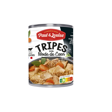 Tripe à la mode de Caen traditionnelle PAUL ET LOUISE, 400g