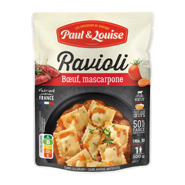 Ravioli Boeuf Mascarpone PAUL ET LOUISE sachet 300g