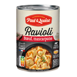 Ravioli Boeuf Mascarpone PAUL ET LOUISE boîte de 400g