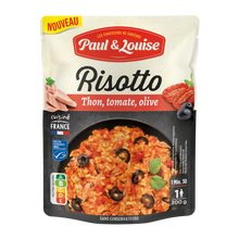 Plat cuisiné Risotto Thon Tomate Olive PAUL & LOUISE, sachet 300g