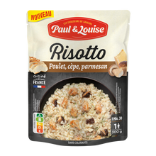 Plat cuisiné Risotto Poulet Cèpe Parmesan PAUL & LOUISE, sachet 300g