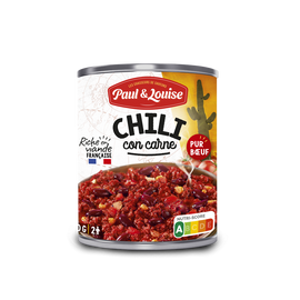 Chili corn carne PAUL & LOUISE boite 800g