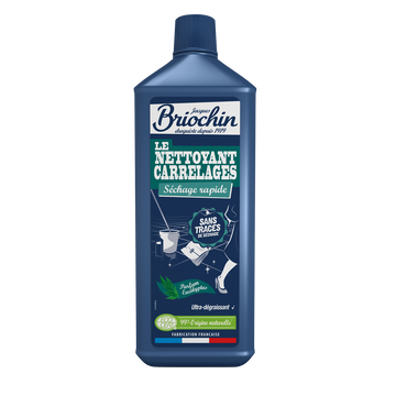 Super nettoyant pour carrelages séchage rapide BRIOCHIN, flacon de 1l
