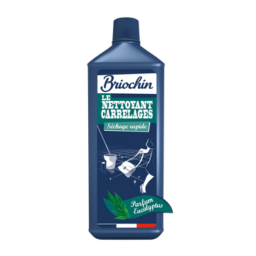 Super nettoyant pour carrelages séchage rapide BRIOCHIN, flacon de 1l