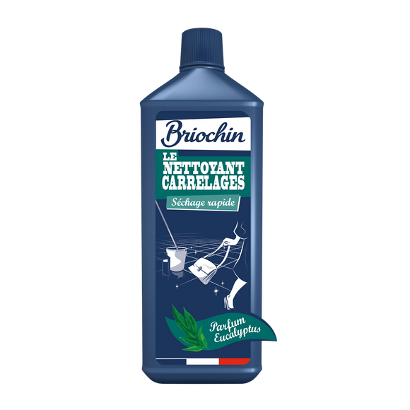 Super nettoyant pour carrelages séchage rapide BRIOCHIN, flacon de 1l