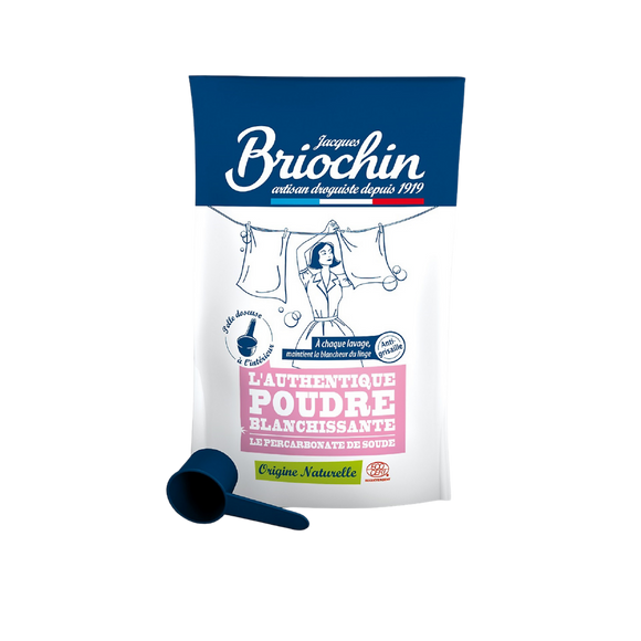 L'Authentique poudre blanchissante au percarbonate de soude, BRIOCHIN,sachet de 500g
