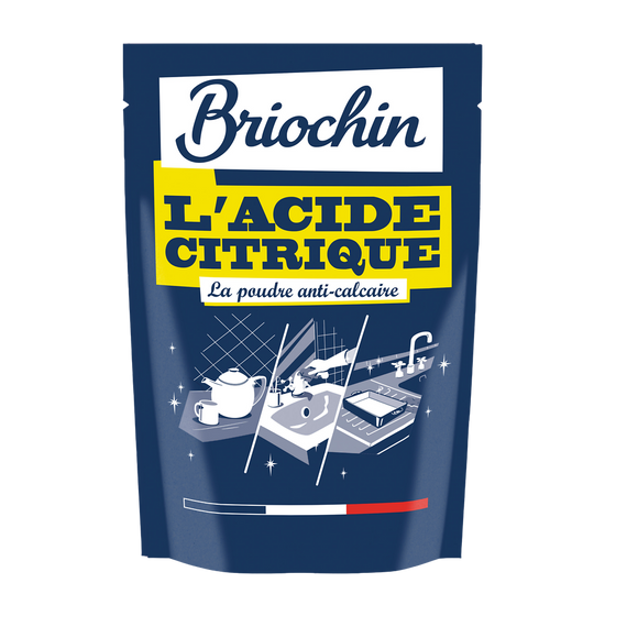 Acide citrique écocert, JACQUES BRIOCHIN, doypack, 450g