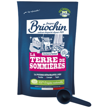 Détachant à sec terre de Sommmières écocert BRIOCHIN, 300g