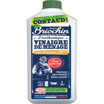 L'authentique vinaigre ménage 20° agrumes ecocert BRIOCHIN, 1l