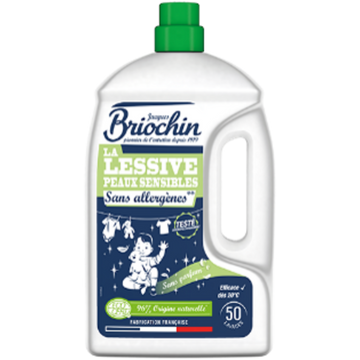 Lessive liquide peaux sensibles écocert BRIOCHIN, 2,27 L