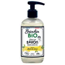 Savon liquide Zeste de citron bio COSMOS flacon 290 ml
