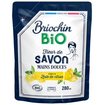 RECHARGE Savon liquide Zeste de citron 280ML COSMOS