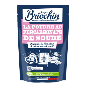 La poudre au percarbonate de soude BRIOCHIN Ecocert 500g