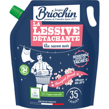 Recharge lessive au savon noir ecolabel BRIOCHIN 1.6l