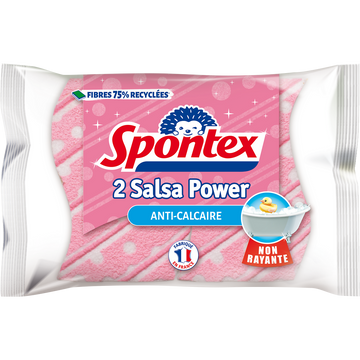 Éponges végétales pour salle de bain Salsa SPONTEX, x2