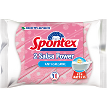 Éponges végétales pour salle de bain Salsa SPONTEX, x2